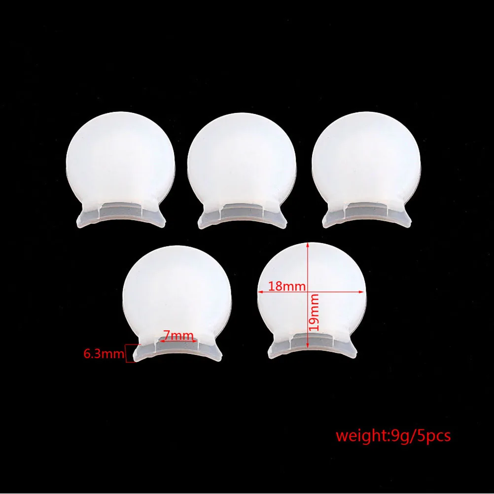 

5 Pcs Thumb Rest Rubber Thumb Rest Soft Durable Extra Support Protect Hands Finger Cover Accessories Music Instrument