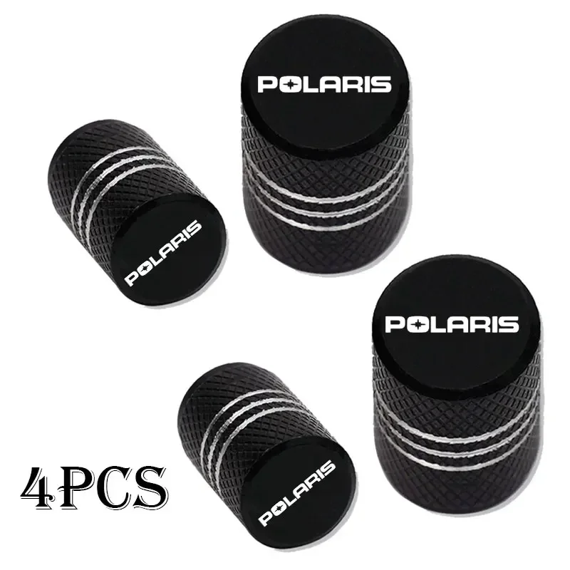 4pcs Car Wheel Tire Valve Caps Tyre Stem Covers Airdust Waterproof For POLARIS Auto Accessories