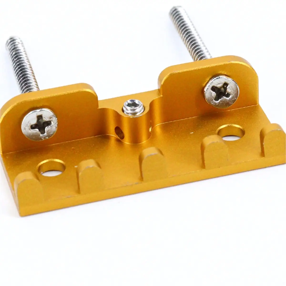 

[AD12] 6-винтовой тремоло-бридж с 40-мм блоком из цельной латуни для электрогитары Strat, хромированный