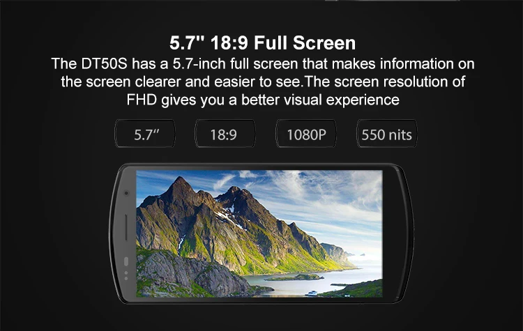 Pda móvil resistente del PDA del escáner del código de barras del Android 1D/2D IP67 del OEM/ODM 5,7"
