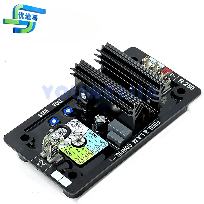 R250 Leroy-Somer Brushless Generator Regulator Plate AVR Generator Automatic Voltage Regulator Regulator