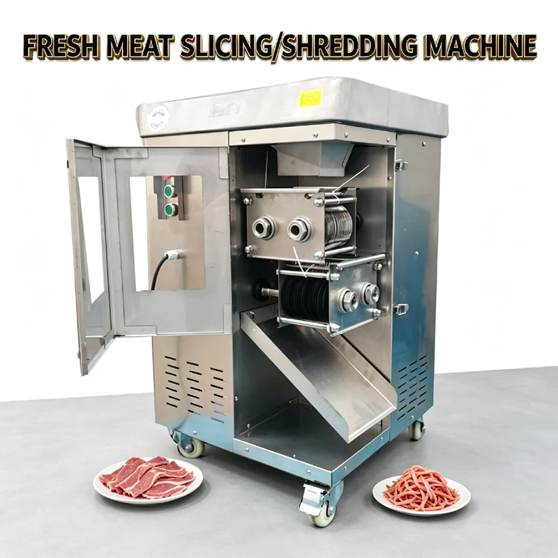One-Time Forming Shredder commercial Automatic Chicken Fillet Chicken Breast Slicer Large Stainless Steel Meat Shredder