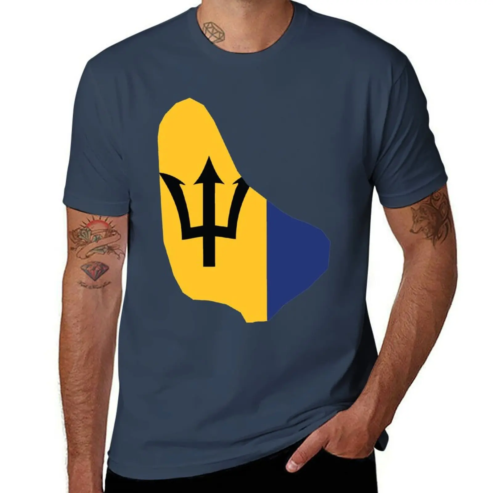 

Flag Kids/baby Country Barbados T-Shirt Casual Basic Street Style T-Shirt