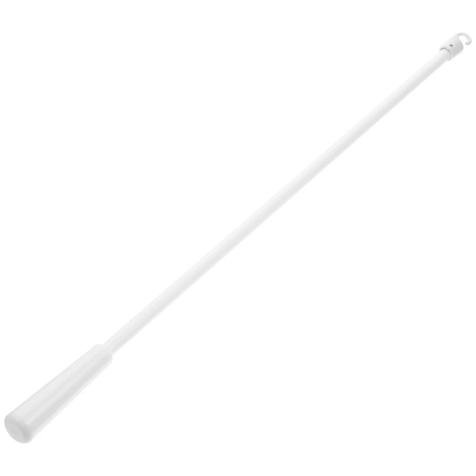 

Curtain Accessories 17 Inch Vertical Blind Rod 43-48cm White Acrylic Parts Pleated Curtains Drapery Rods Blind Stick Hooks