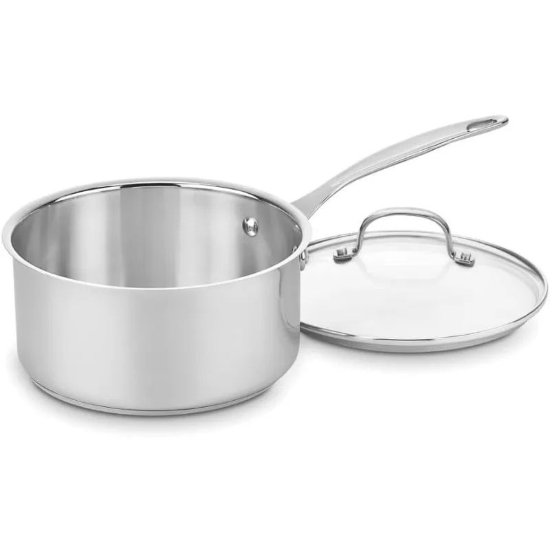 

Saucepan w/Cover, Chef's-Classic Stainless Steel Cookware Collection, 3-Quart, 7193-20