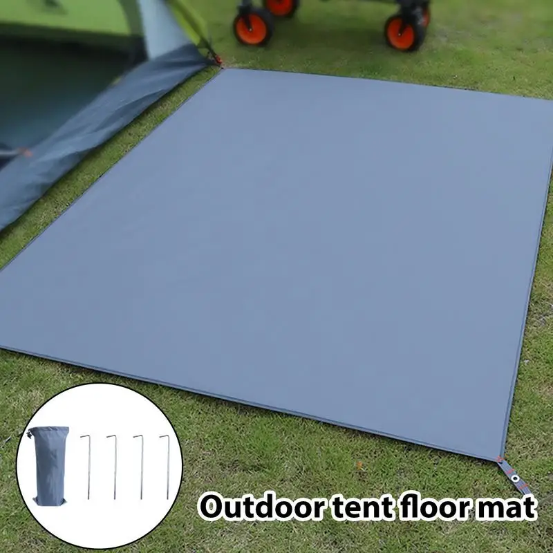 Camping Mat Waterproof Picnic Beach Blanket Hiking Tent Footprint Tarp Awning Shade Ground Sheet Outdoor Travel Beach Picnic Mat