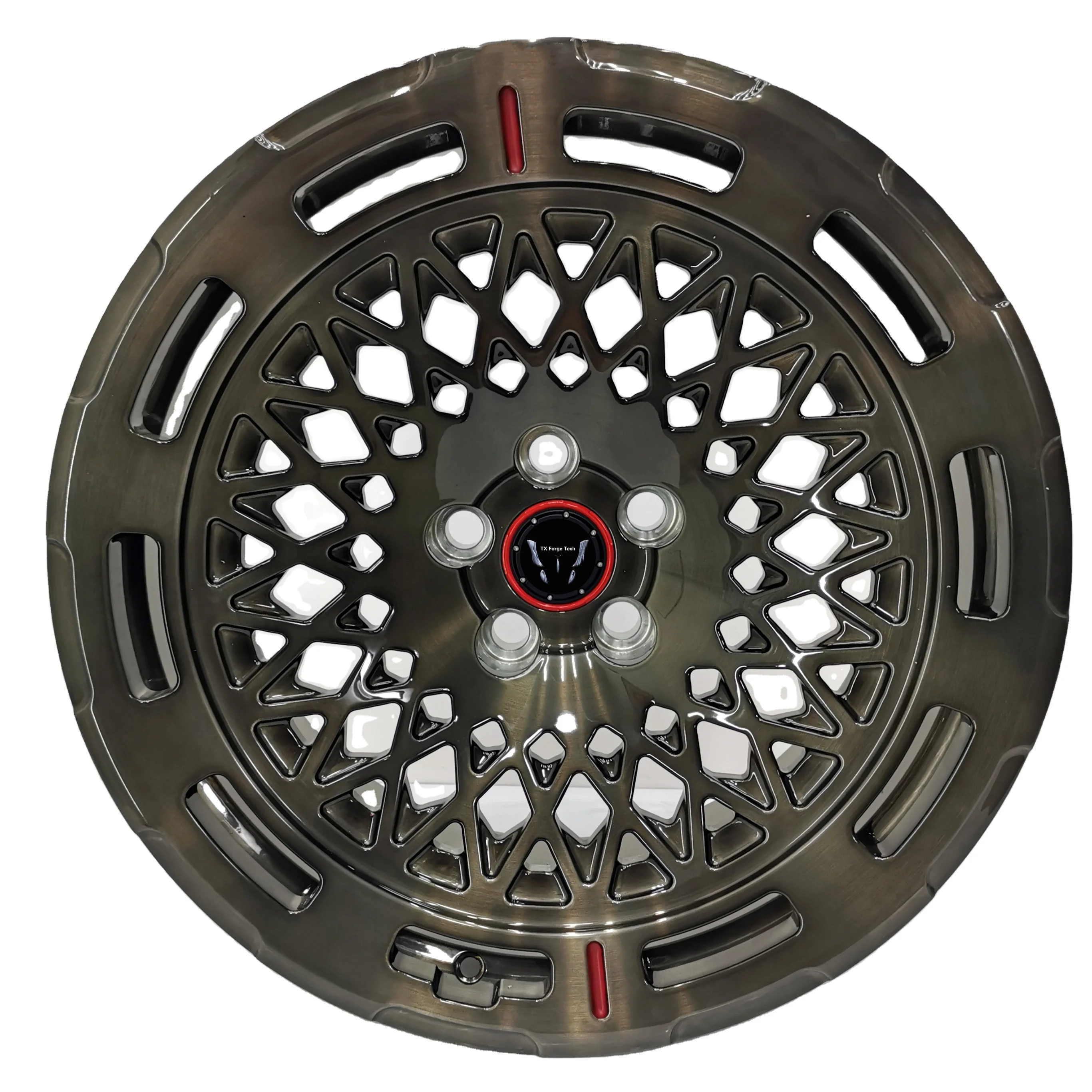 Source Factory Offers D3791 Electronic Wheel 5x120 Magnesium Alloy Wheel Bronze Finish Forged Construction New
