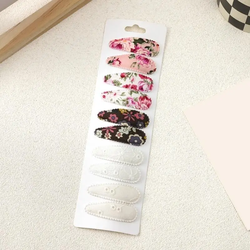 L5YF الطفل دبابيس الشعر جميل الأميرة مشبك شعر 10 قطعة/الوحدة دبوس الشعر مجموعة لفتاة صغيرة الربيع مشبك شعر موضة إكسسوارات الشعر #4