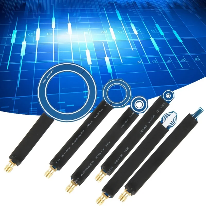 6Pcs Near-Field Magnetic Field Probes Set EMI SMA Conduction Radiation Test Antennas