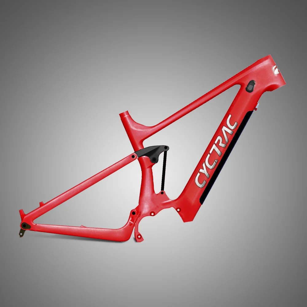 TWITTER-EM9Carbon Fiber Bafang Bicycle Frame, Mid-mounted Motor, Electric Assist, Mountain Bike, Full Shock Absorber, Soft Tail