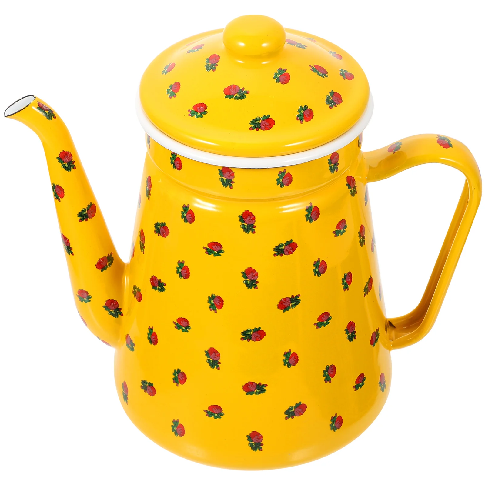 Enamel Coffee Pot Tea Kettle for Stove Top Teapot Water Retro Camp Multipurpose Office Drink Dispenser