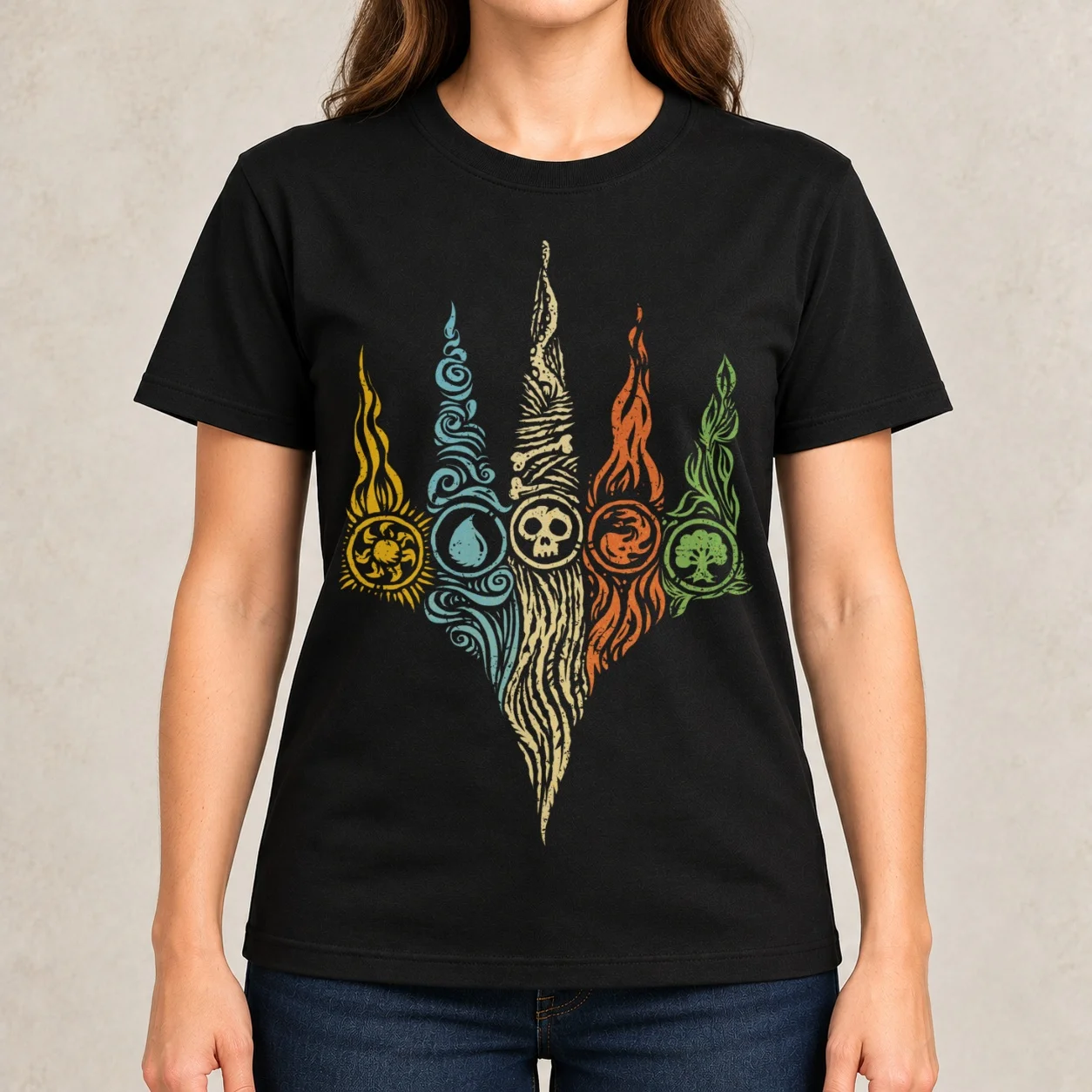 Mana Doodle Women T-Shirt new edition hippie clothes summer top t shirts for Women graphic