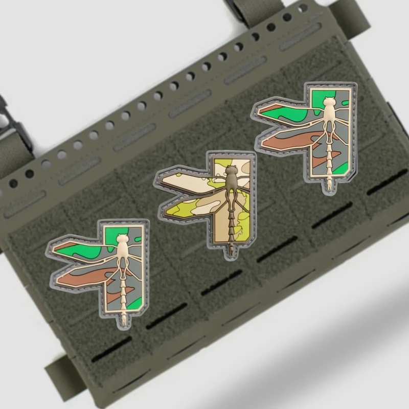 Dragonfly Steateic Pegatina Táctica PVC Camuflaje MC - Insignia Moral