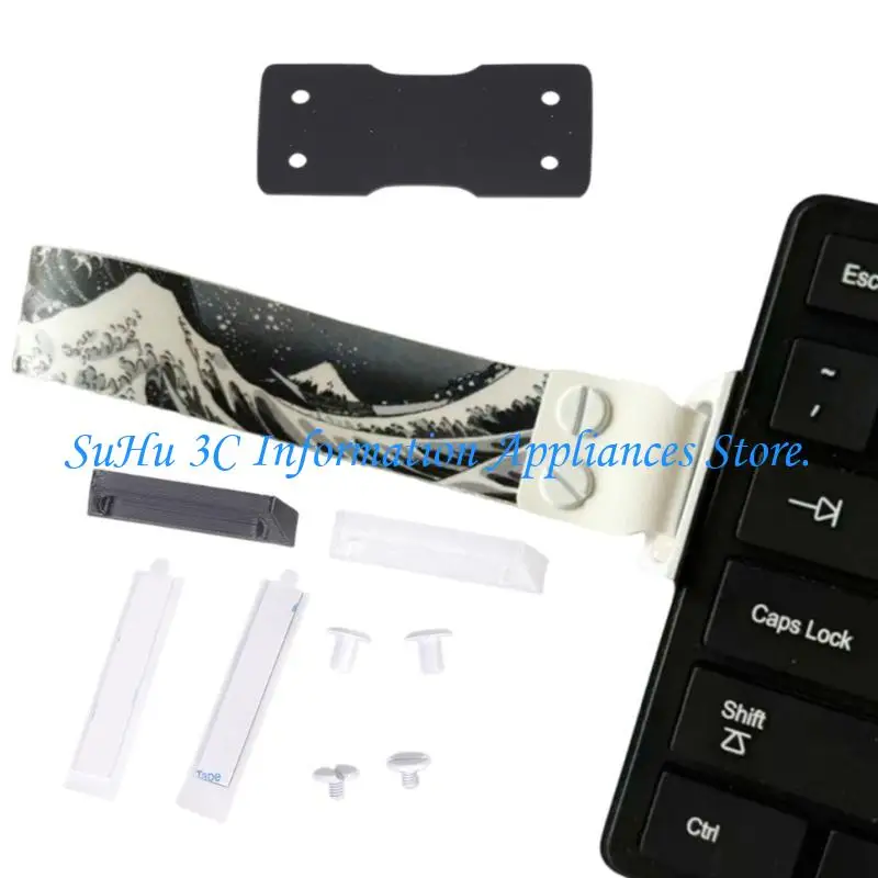  Stylish Woven Keyboards Lanyard Strap Durability Lightweight Travel Keyboards Ribbon