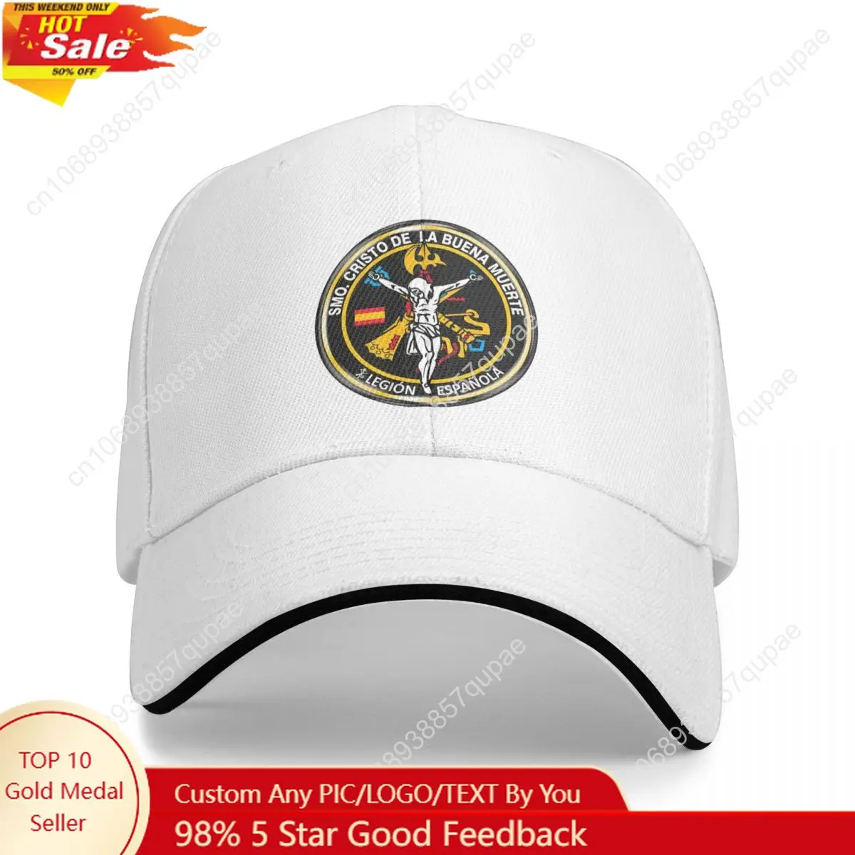 

Saint Christ Of The Good Death Spanish Legion Hats Men Women Fashion Hat Sun Hats Sun Caps Snapback Caps Baseball Caps Summer
