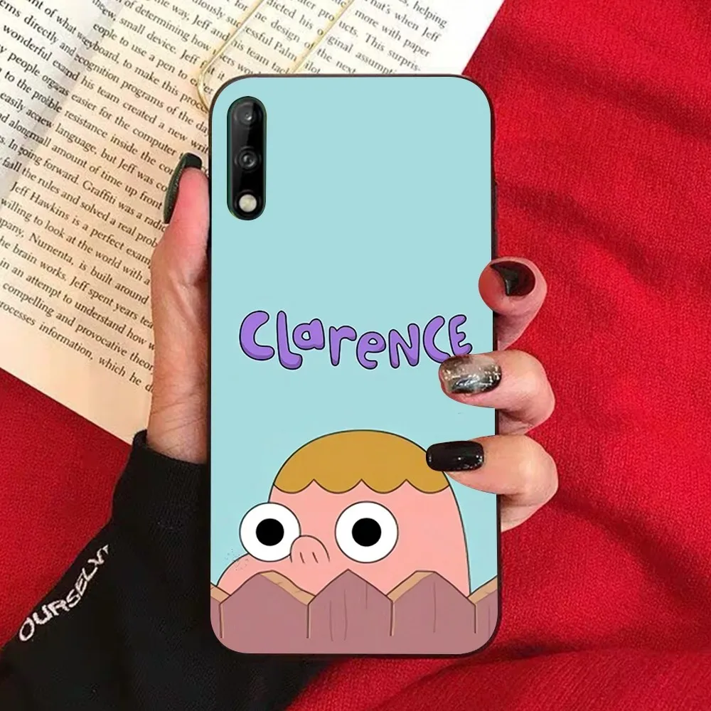 Cartoon C-Clarence TV  Phone Case For Huawei Honor 10 lite 9 20 7A 9X 30 50 60 70 pro plus Soft Silicone Cover