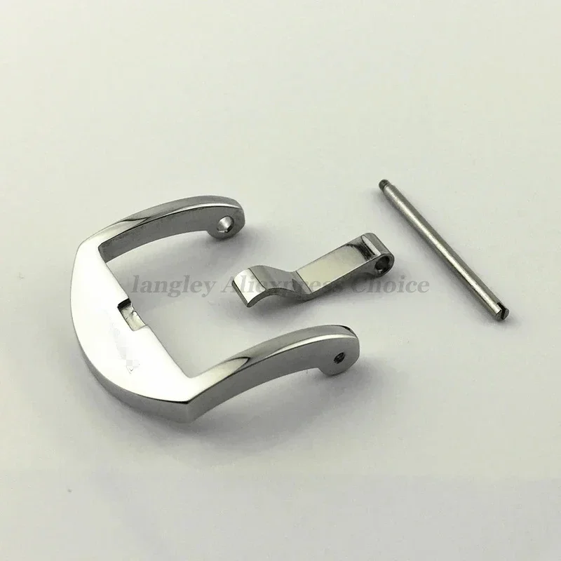 18/20mm 22mm Solid Stainless Steel Buckle for Panerai Polished Matte Clasp Screw Pin Buckle Leather Rubber Watch Strap Accessory