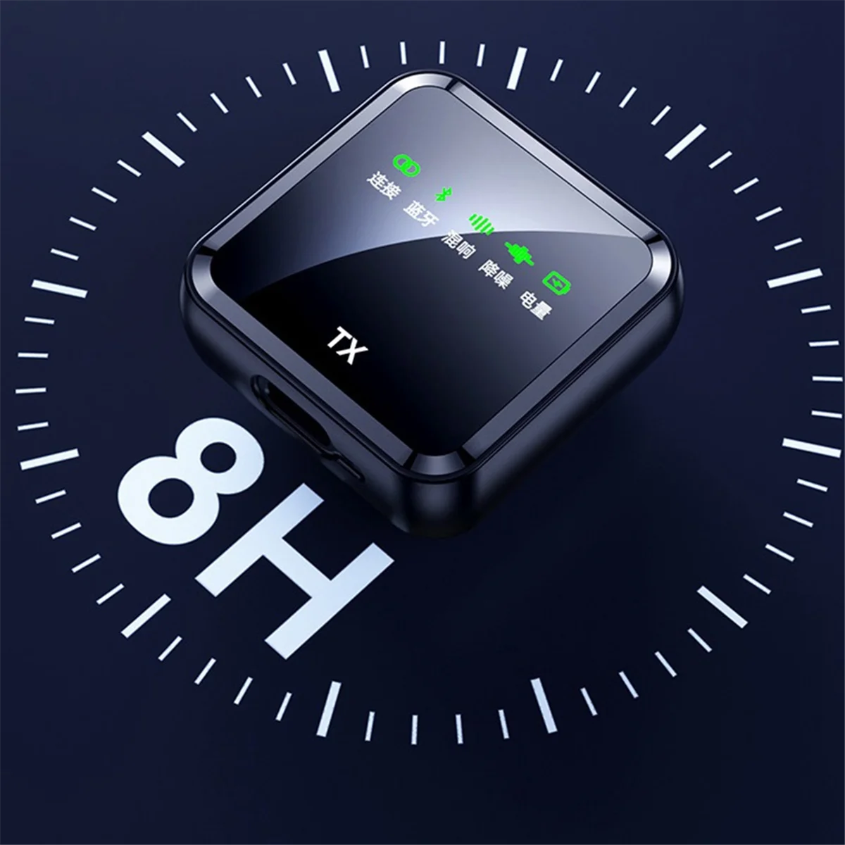 POP-l1 Drag 1, разъем Type-C, микрофон M32S, ЖК-экран, беспроводной петличный шумоподавитель, реверберация, Bluetooth