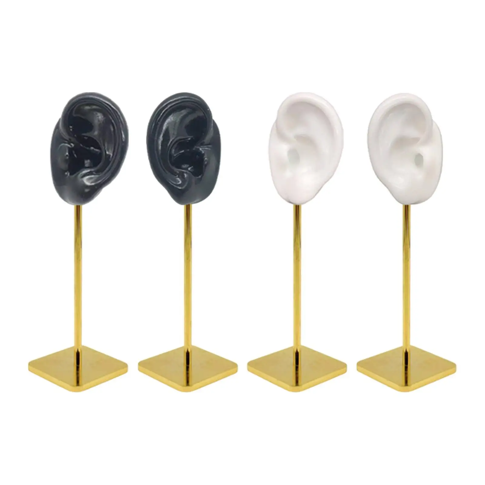 

Silicone Ear Model Earring Stand Organizer for Photography Props Height 17cm