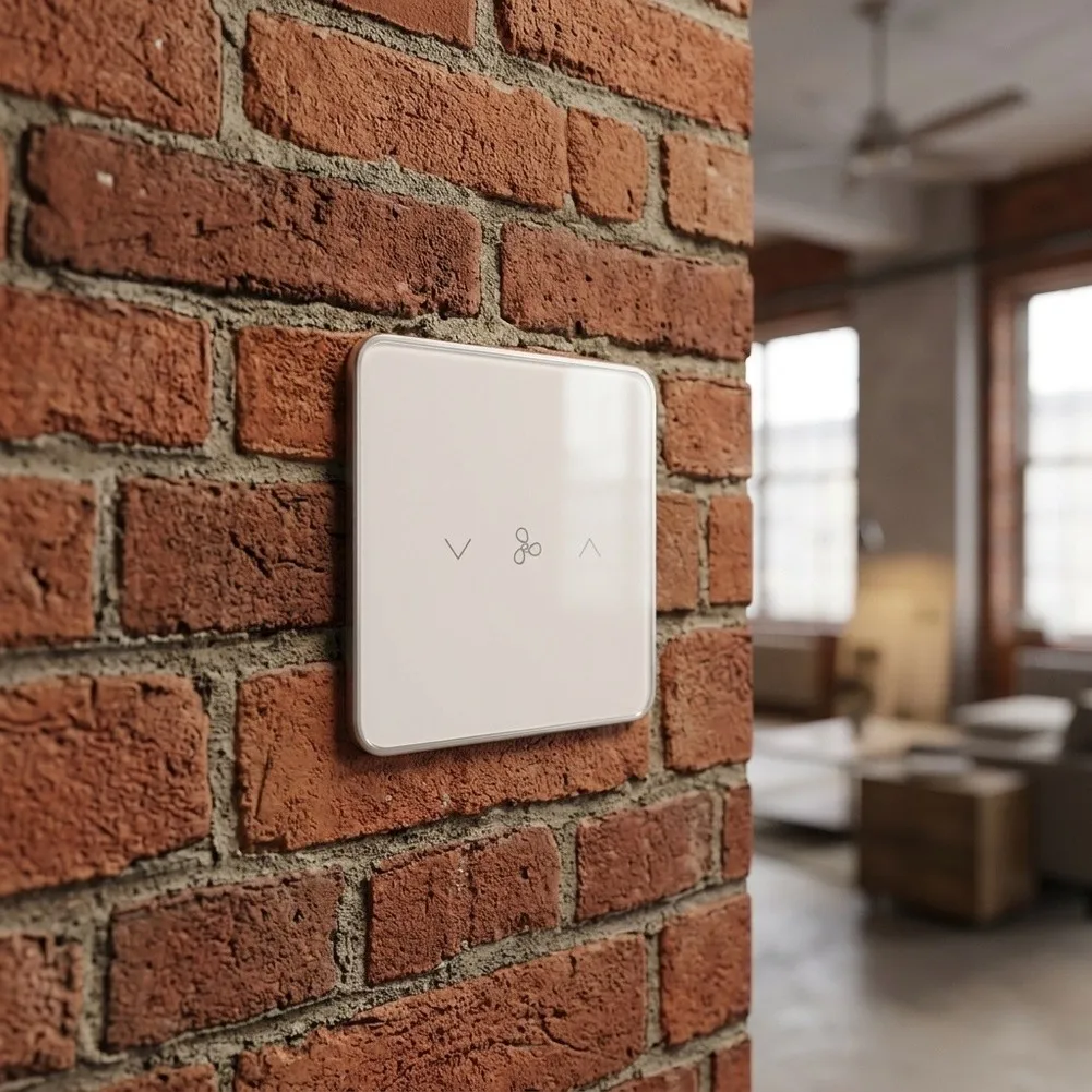Remote App Fan Switch 5-Speed Fan Controller For Ideal Room Ambiance Remote Control Via Dedicated App For Alexa Voice Control