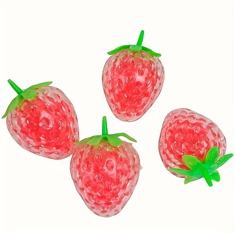 Paquete de 2 juguetes para apretar fresas TPR