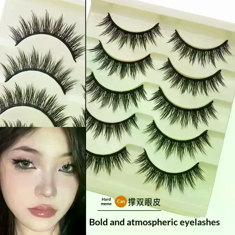 5 Çift Manga Kirpik Cosplay Ta - False Eyelashes Natural incelemesi ve fiyatı