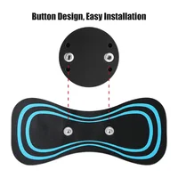 EMS Cervical Spine Massager Mini Electric Neck Massager Tens Low Pulse Neck Back Body Muscle Stimulator Arm Leg Relaxation Pads 6