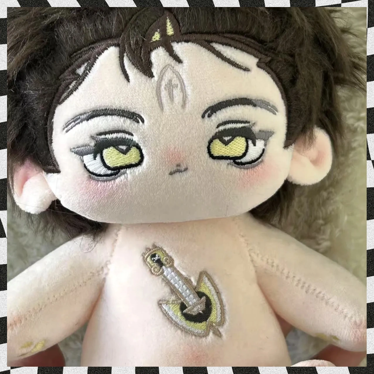

20cm Plushes Peripheral Exquisite Plush Holiday Gift Adam Cute Cotton Doll Anime Hazbin Hotel Cartoon DIY Gift Toys For Child