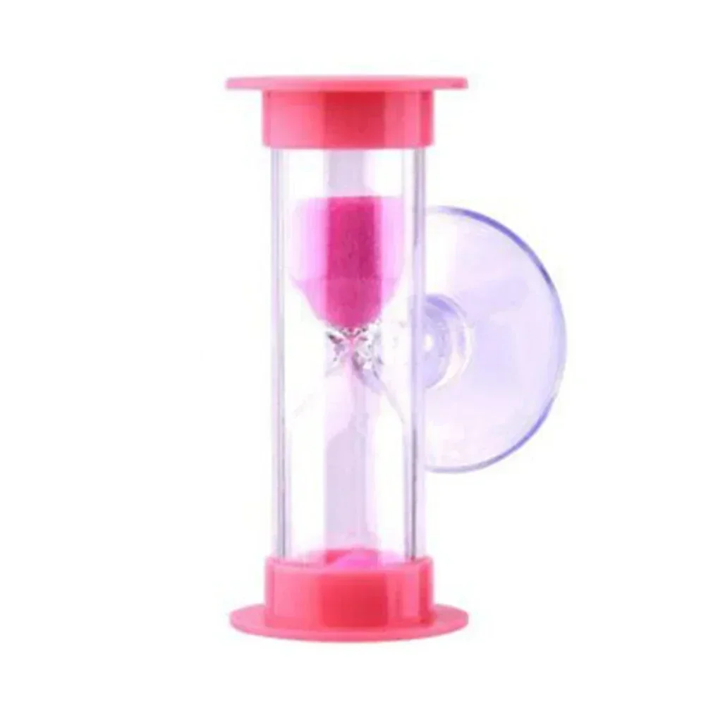 2 Minute Hourglasses Timer With Suction Cup Shower Tooth Brushing Sandglass Timer Child Time Toy Home Decor Xmas Gifts