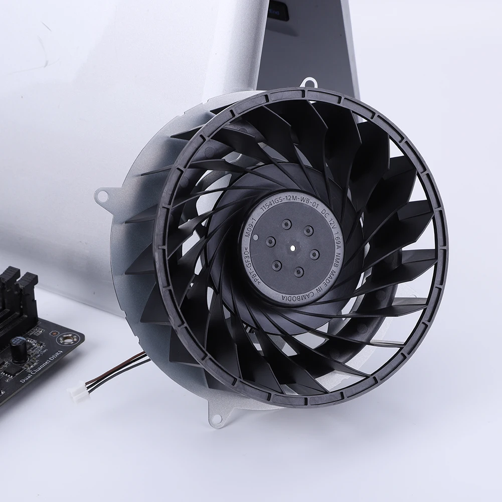 

Internal Cooling Fan Repair Part 19 Blades Built-In Cooler Fan Inner Cooler Fan Internal Radiation Fan for PS5 Slim Console