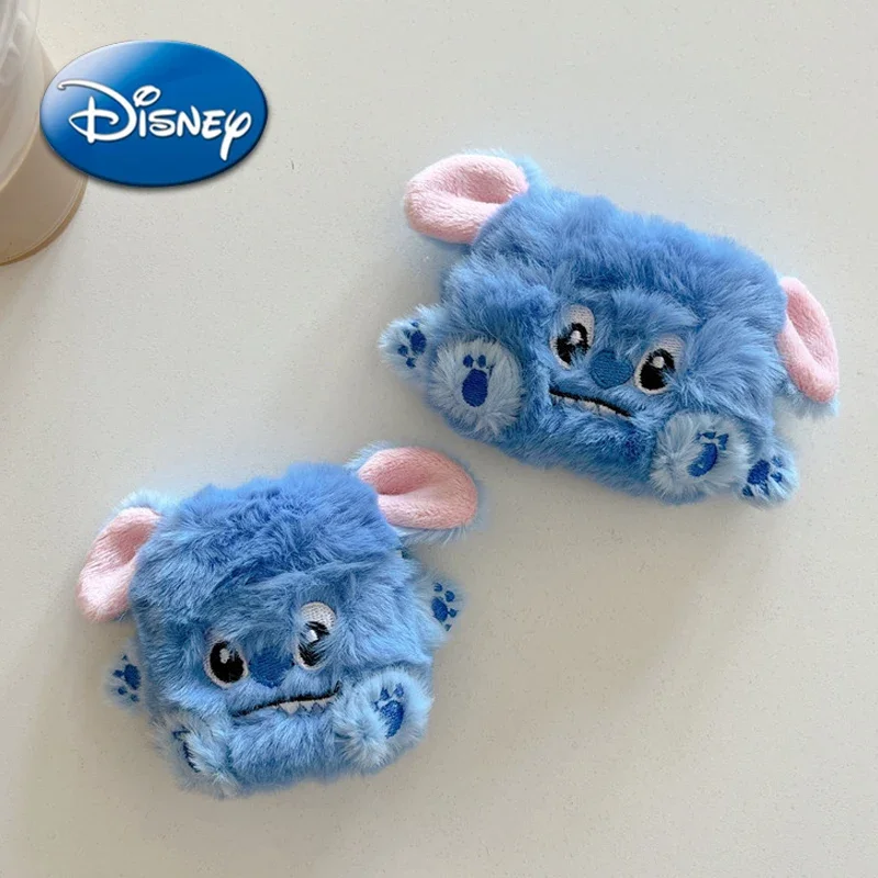 

Disney Stitch Plush Airpods 1 2 3 Pro Earphone Case Cartoon Anime Figures Apple Iphone Wireless Bluetooth Headphone Cover Gifts