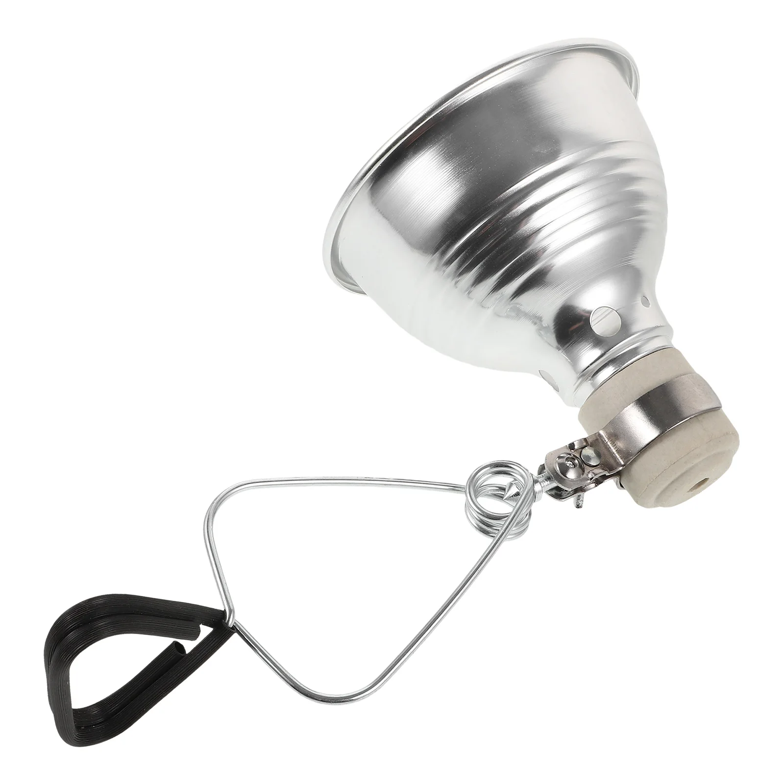 

Aluminum Mirror Clamp Shade Holder 8 Inch Adjustable E27 Ceramic Base Clip Lampshade Adapter Metal Socket Home Decoration