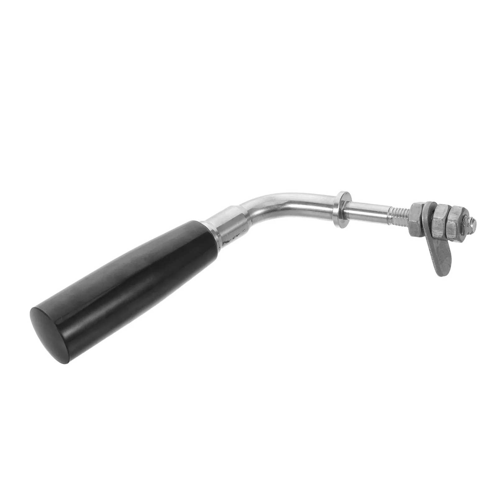 Fireplace Door Handle Replacement Universal Wood Burning Stove Handle Stainless Steel Oven Door Pull for Pellet Stove 6.3x4x1