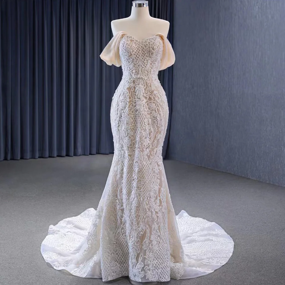 Abito da Sera di Lusso con Scollo a Cuore, Allacciatura Posteriore, Ricamo Personalizzabile, Robes De Soirée 2026, Elegante Vestito da Sera