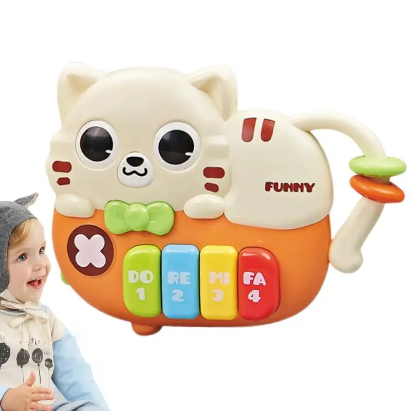 

Piano Musical Toy Small Educational LED Music Keyboard Toy Kids Music Electric Learning Toys Creative Early Education Puzzle