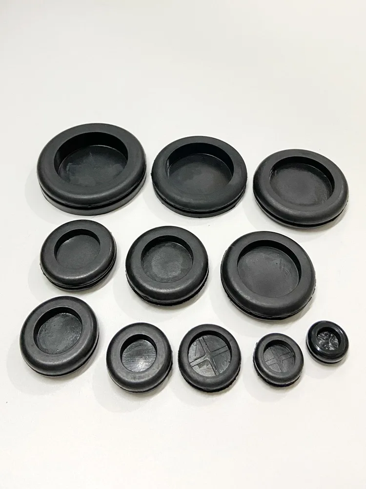 

Gasket Machine Casing Outlet Hole Dust And Insect Proof Wire Protection Ring Sleeve Cable Grommet Rubber Material Black Color
