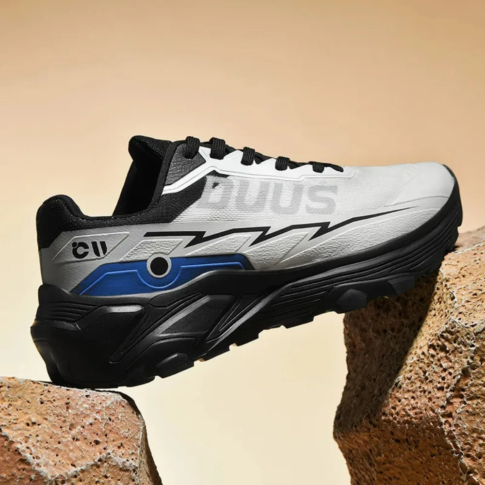 

Men Running Shoes Non-Slip Outdoor Breathable Couple Mesh Luxury shoes Trainer Off-road Shoes Cushioning Jogging Race Sneakers