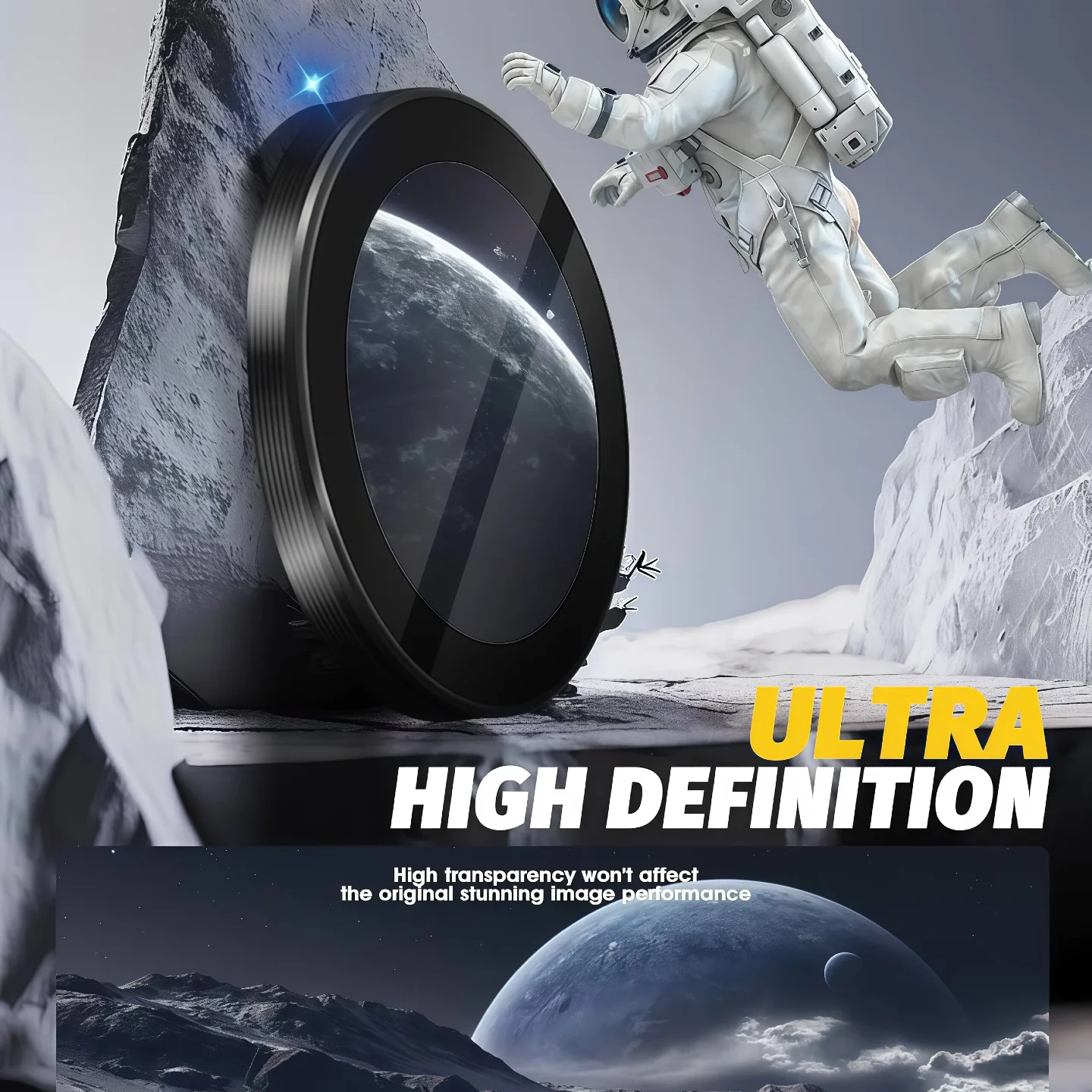 갤럭시 Z폴드5 6 7 렌즈 보호 필름 강화유리 설치 간편 스크래치 방지 내구성 투명 HD