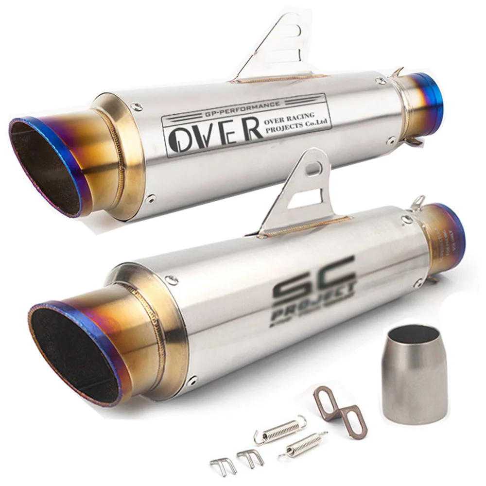 

Shark Mouth Motorcycle Exhaust for Kawasaki Ninja 400/Z250 Yamaha R6/R1/R3 Honda CBR