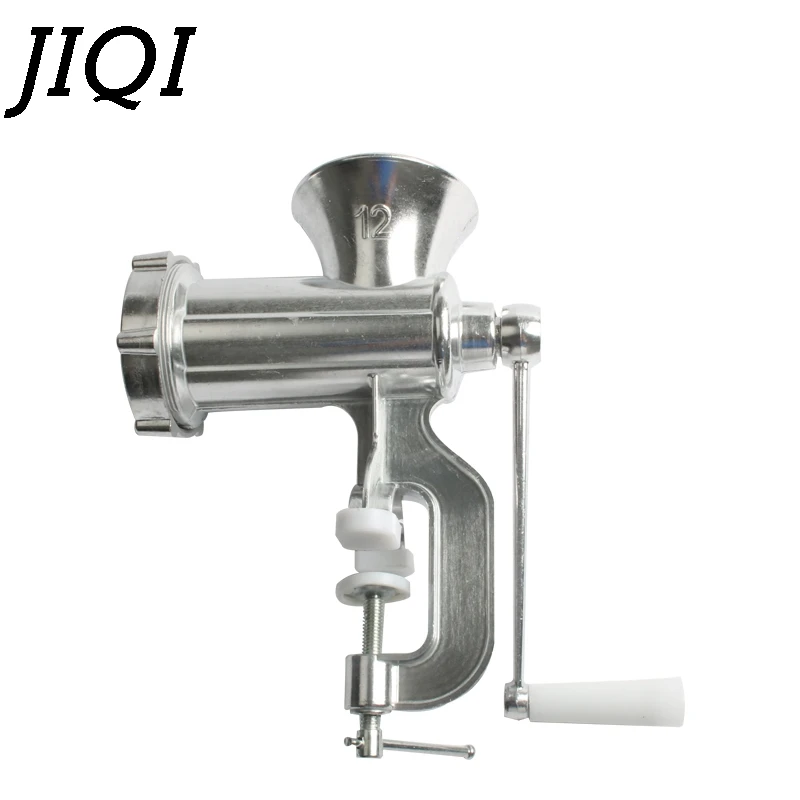 Household Enema Machine Manual Meat Grinder Hand crank Desktop Sausage machine Stainless steel knife minced meat filling machine