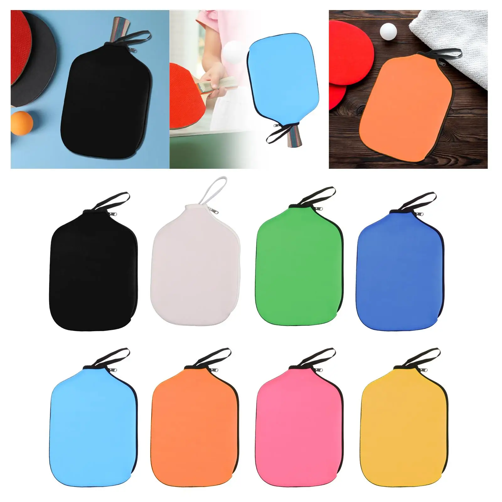 Neoprene Paddle Cover Pouch Holder Case Storage Accessories with Handle Strap