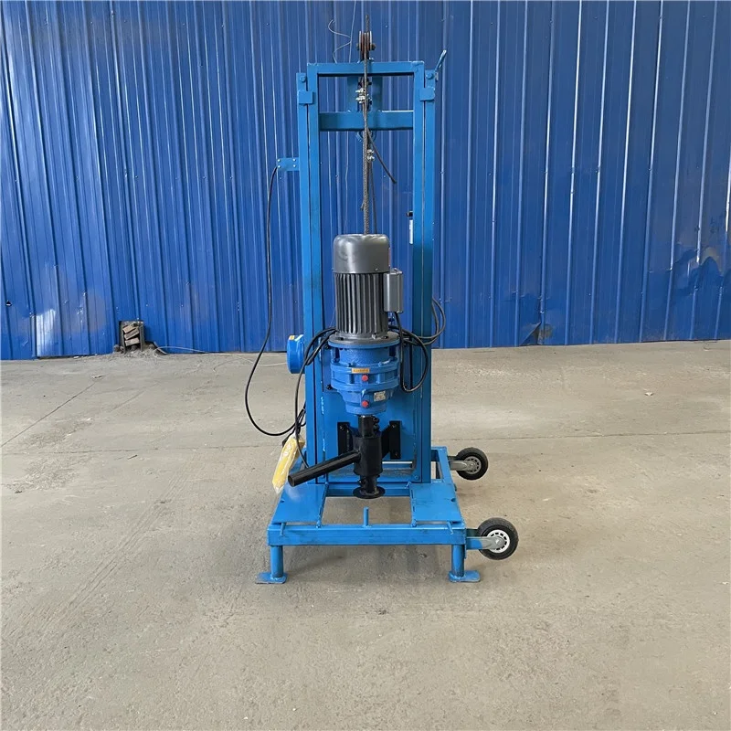 Multi-Functional Portable Drilling Rig for Water Well Water Well Drilling Machine with Electric Start