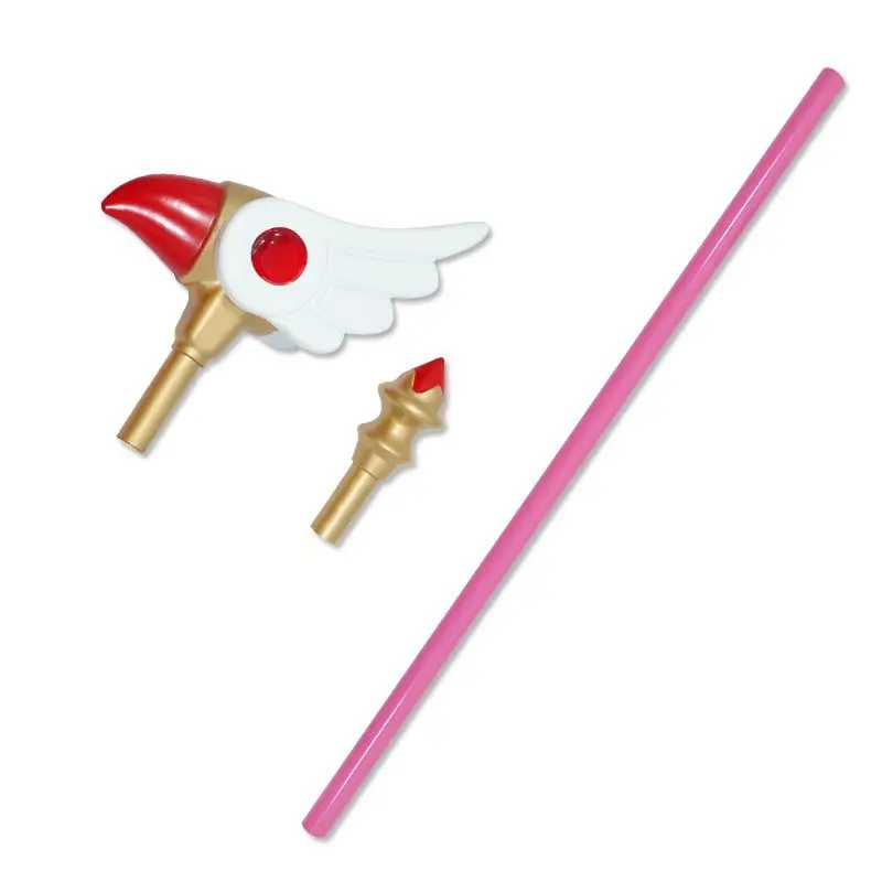Anime Cardcaptor Sakura Kinomoto Sskura Cosplay Magic Stick Wand Clow Card Sakura Magic Circles Halloween Christmas Party Cosplay Props