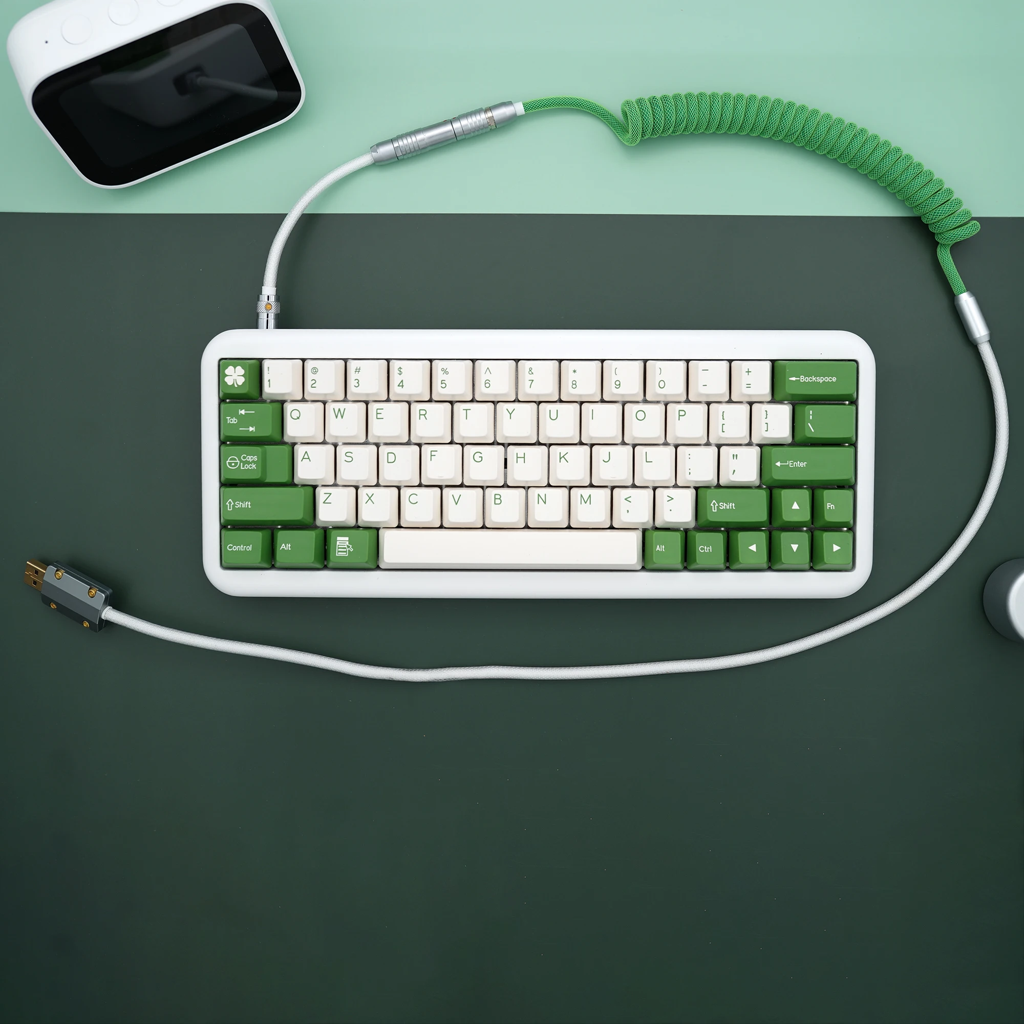 Spot GeekCable manual mechanical keyboard data line FILCO Holy Hand second generation line SP cheese green