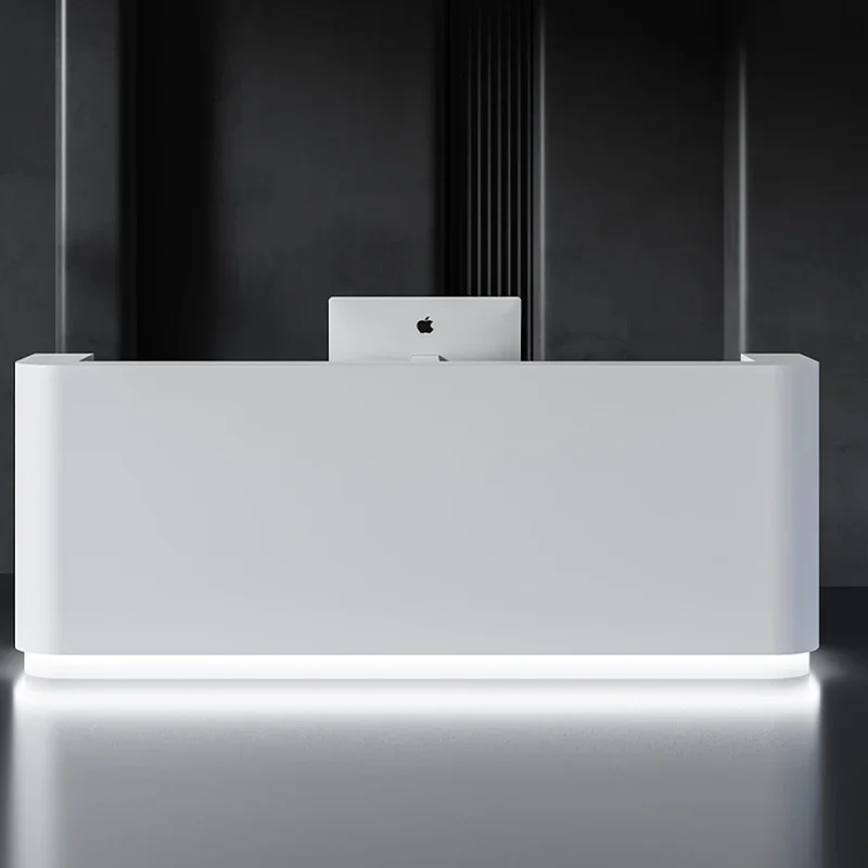 Beauty Institute Luxury Reception Desks Workbench Seating Checkout Reception Counter Business Banconi Reception Furniture