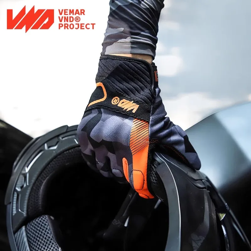 

Vemar Summer Motorcycle Rider Gloves for Women Men Full Finger Motorcylist Anti-drop Touchscreen Motocross Cycling Guantes Items