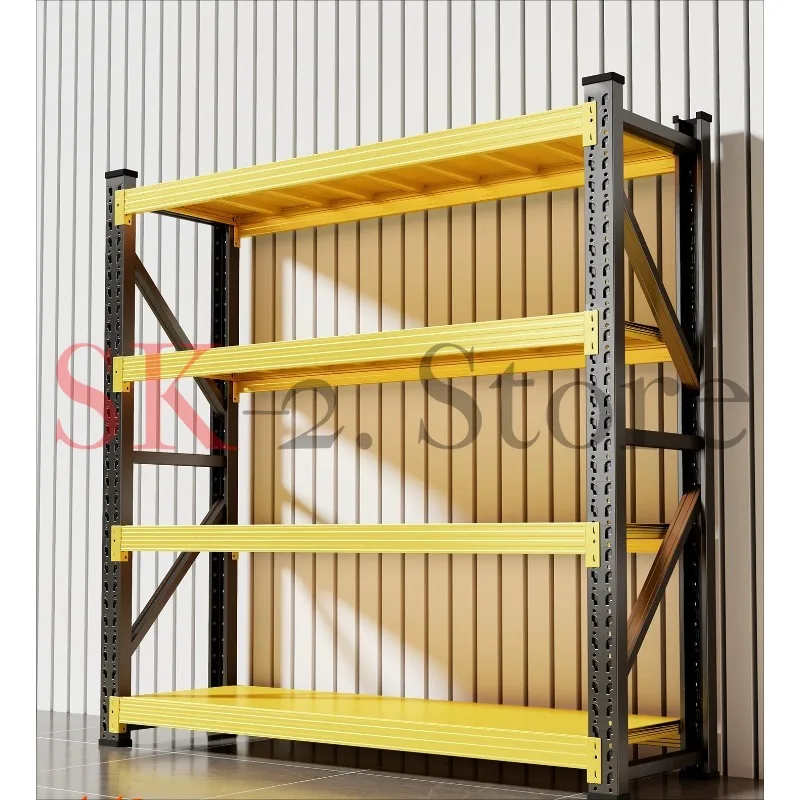 Household butterfly hole shelf, multi-layer shelf, balcony storage rack, warehouse sundries storage rack, storage express