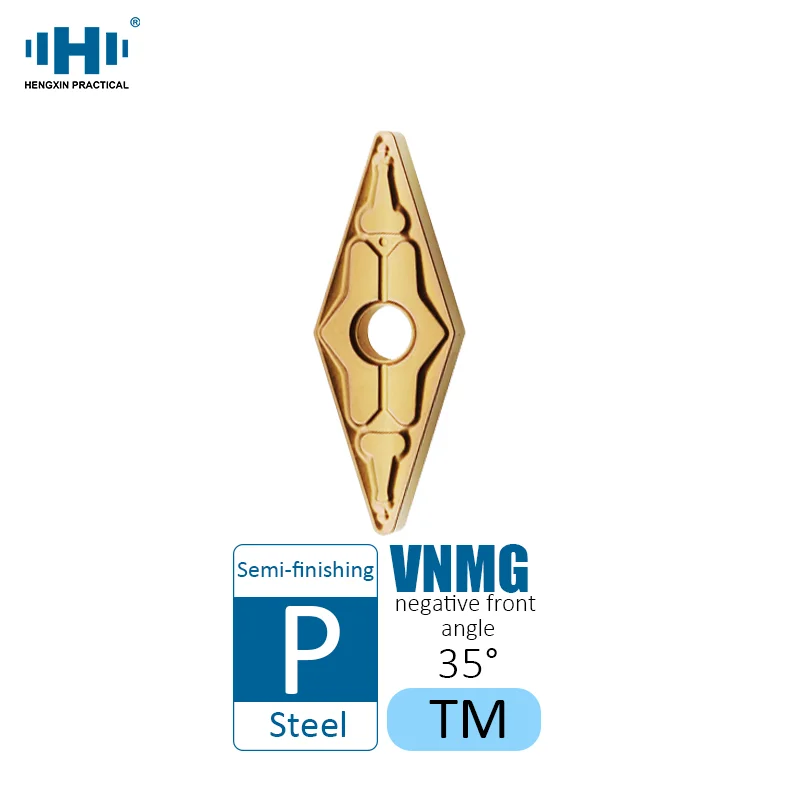 HENGXIN Tungsten Carbide Inserts VNMG160404 VNMG160408 VNMG160412TM S230G External Turning Tools Cutting Tool VNMG TM CNC Lathe