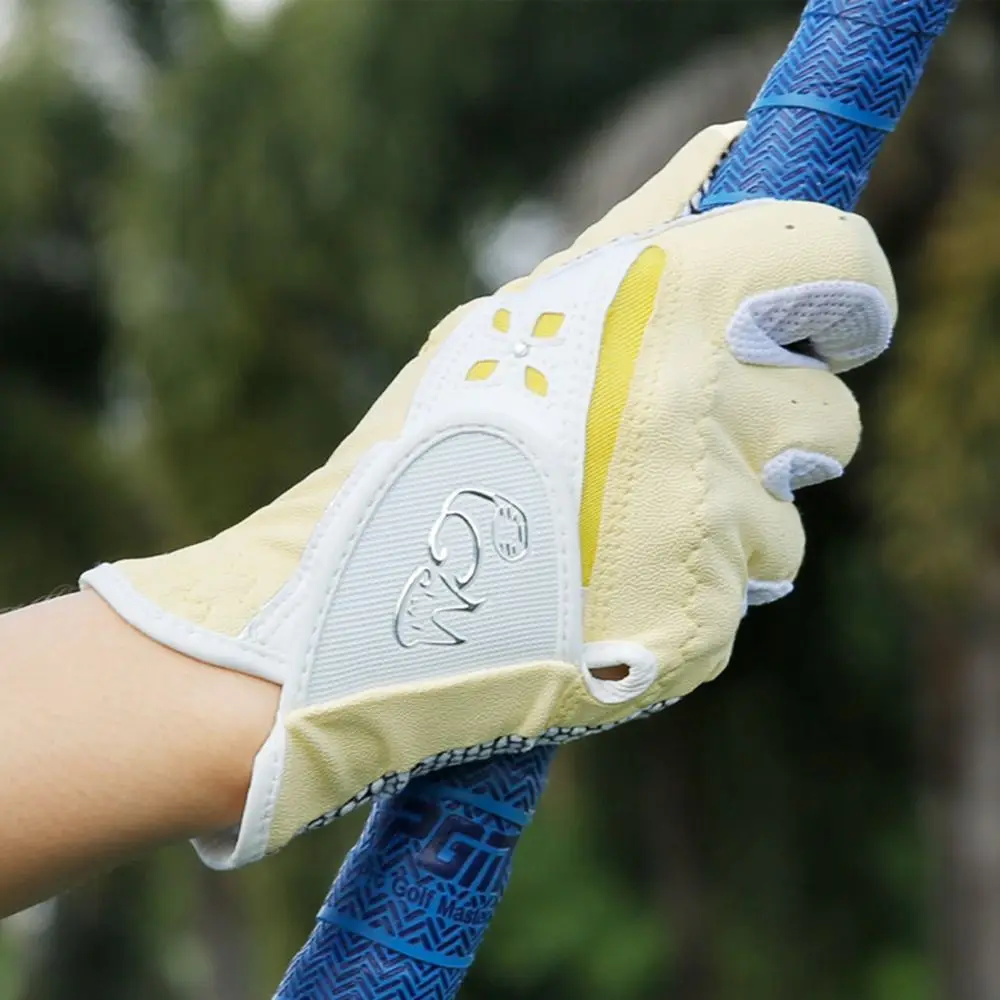 

Breathable Women's Golf Gloves Comfortable Anti-Slip Particles Outdoor Sports Gloves Wear Resistant Elastic