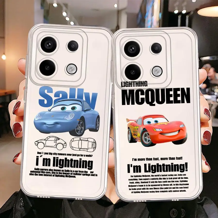 Чехол Sally Lightning McQueen для Xiaomi Redmi Note 9S 10Lite 9 10 11 Pro 10S 11S 12S 12 13 14 Pro Plus, мягкий чехол для телефона